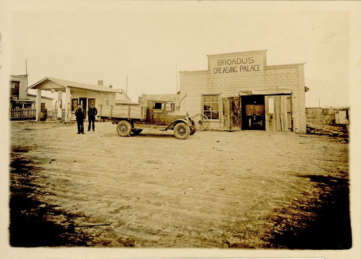 First full service station
